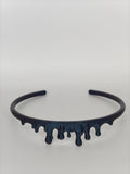 Dripping Necklace Black Galaxy