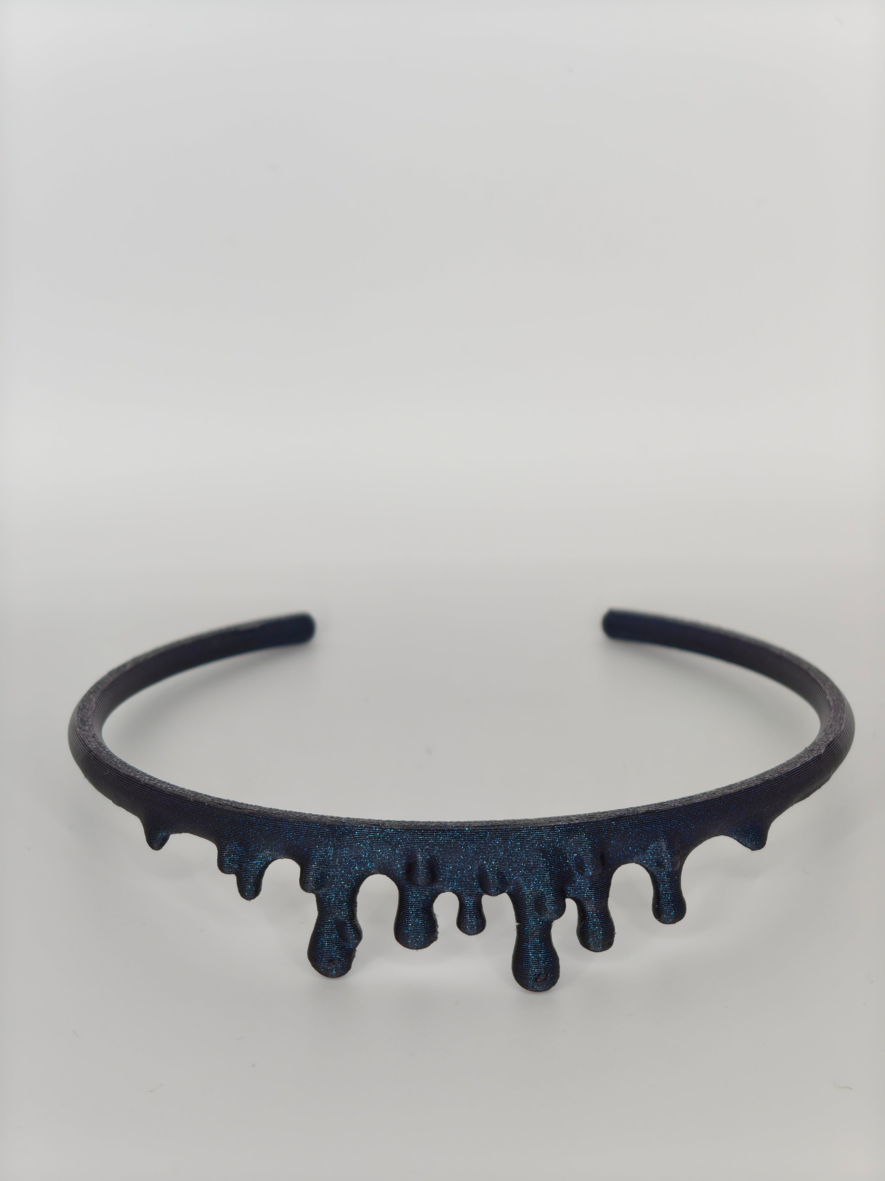 Dripping Necklace Black Galaxy