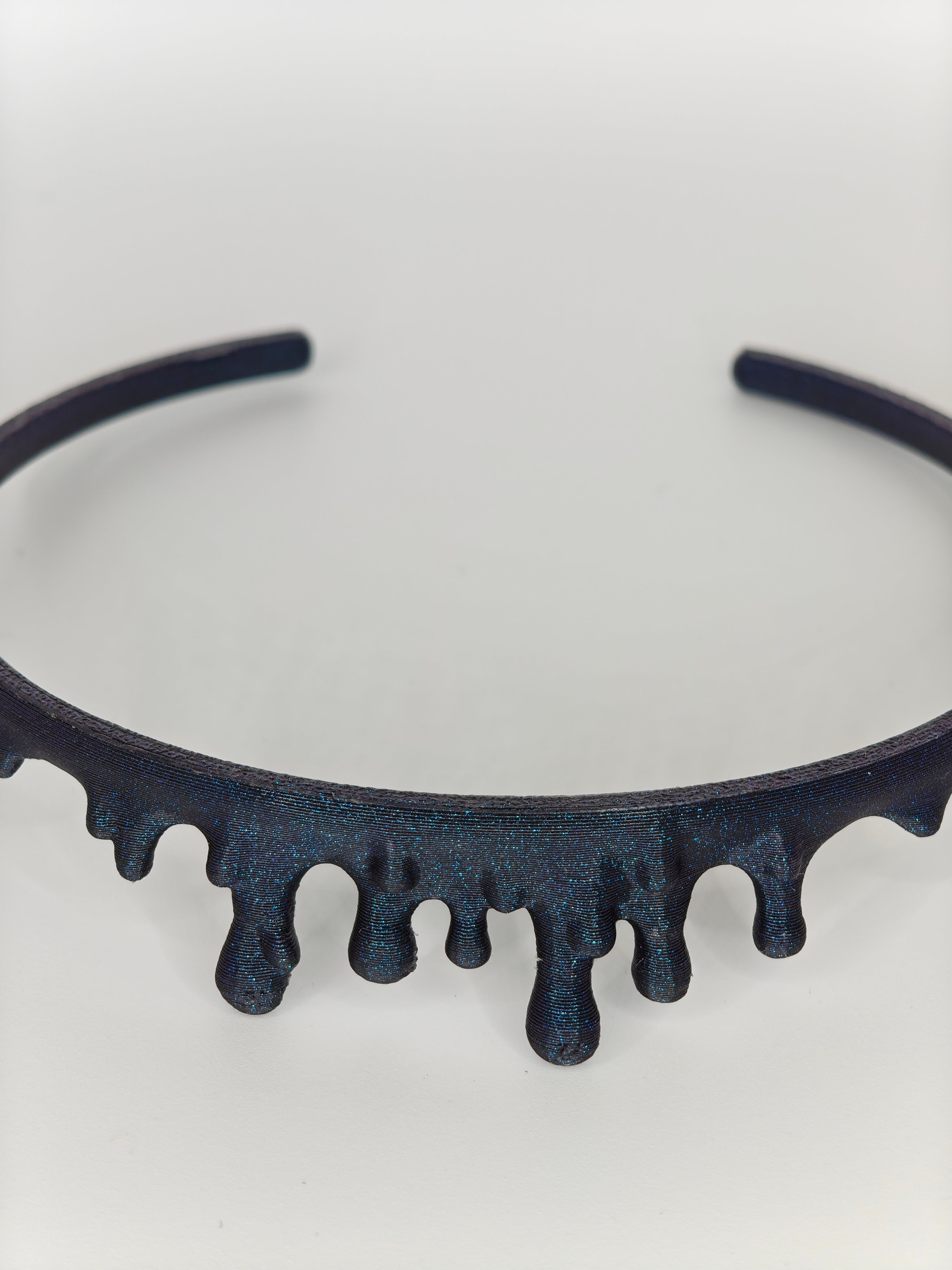 Dripping Necklace Black Galaxy