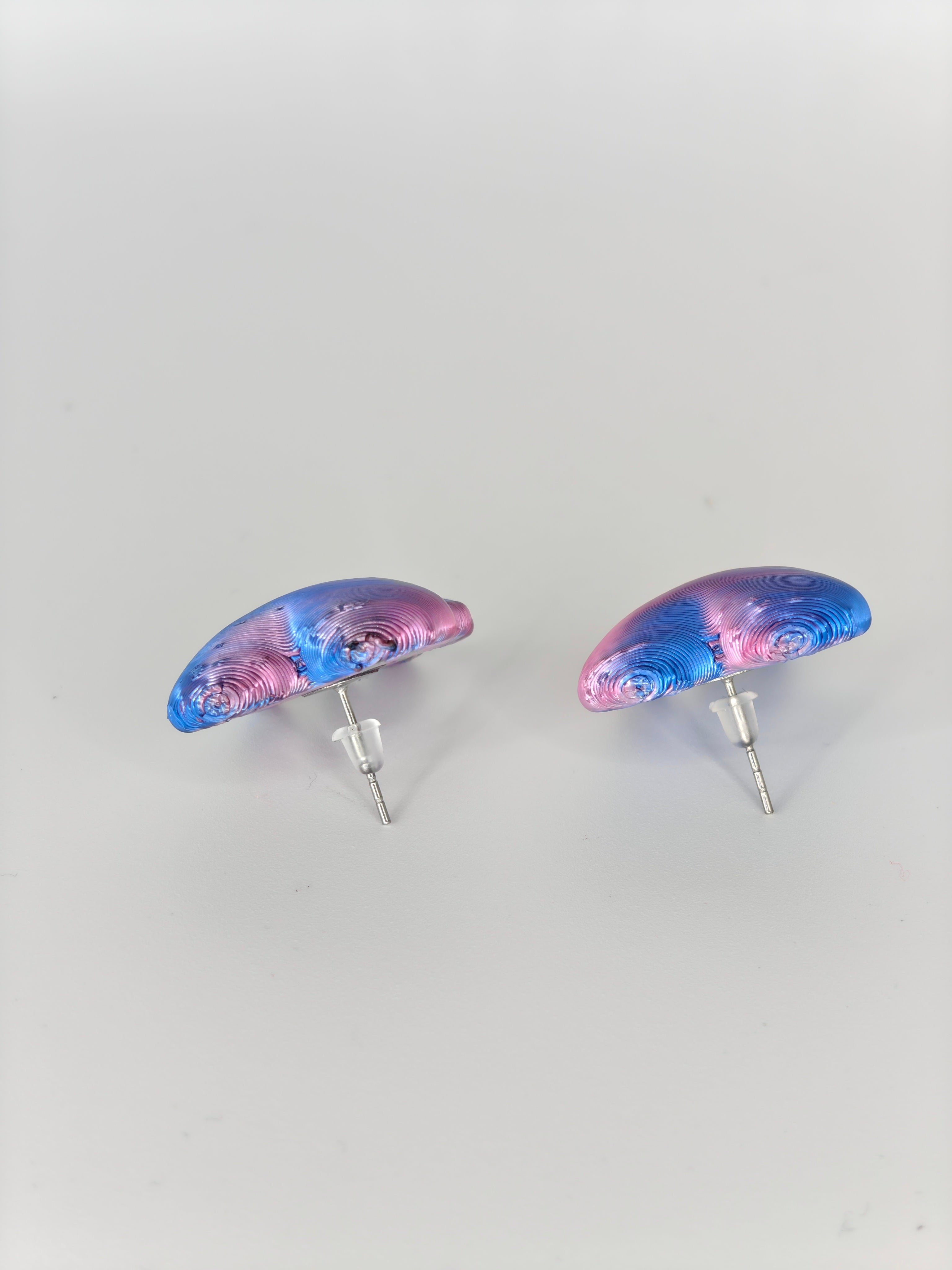 Earrings Melting Hearts Duo Pink&Blue