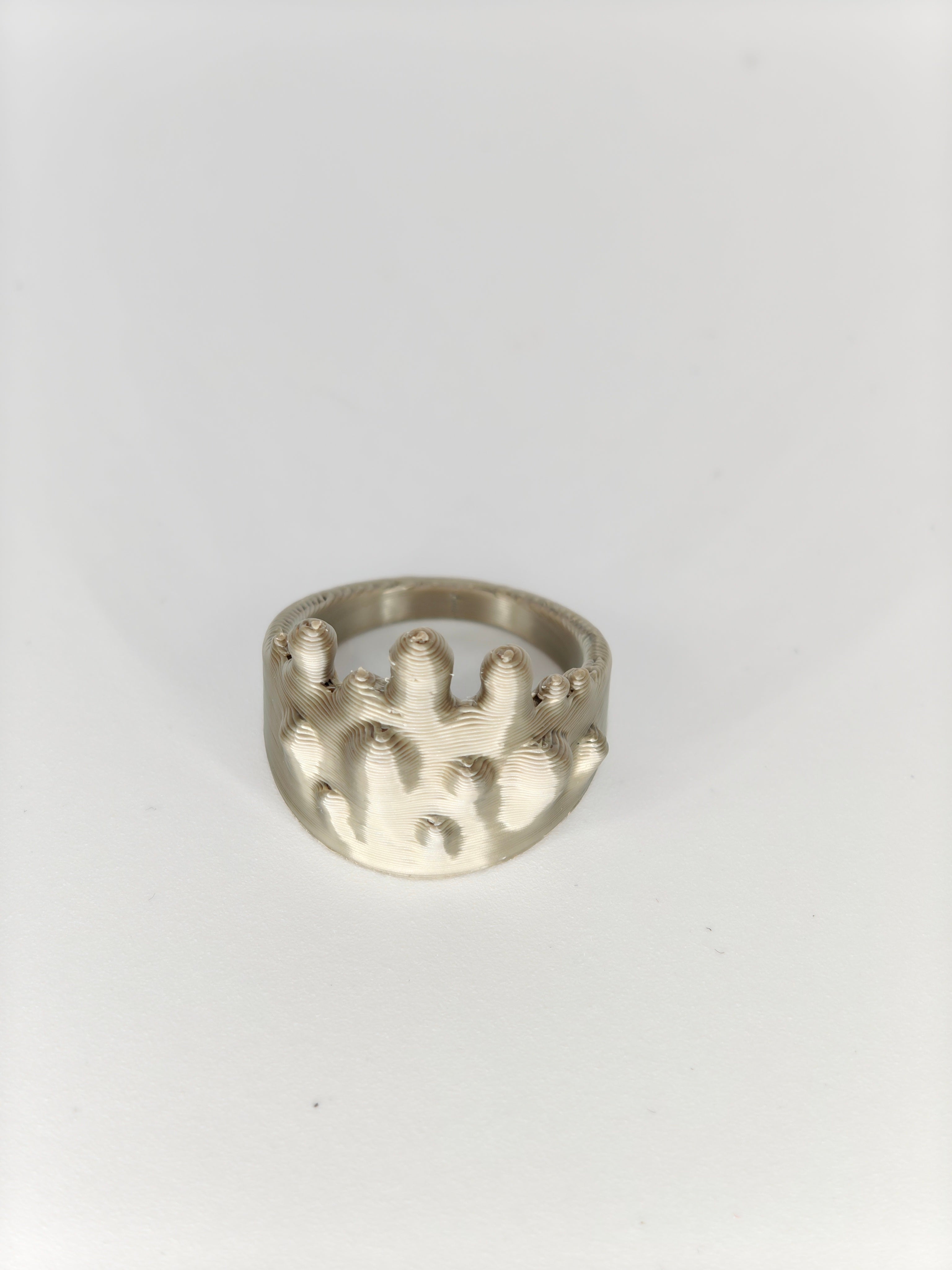 Dripping Ring Silk Khaki Recycled