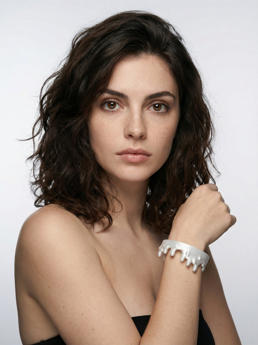 Melting Bracelet White SIlk